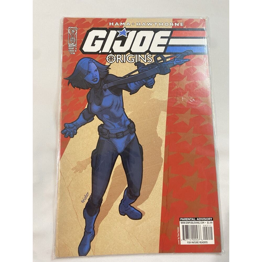 G.I. Joe Origins #2 IDW 2009 Baroness Cover B Tom Feister Larry Hama Hasbro NM-